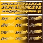 Gradient Fashion Custom Authentic Braun Gold-Creme Jersey Baseball
