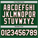 Weiß-Rotes Baseball Throwback Authentic Green Custom Jersey